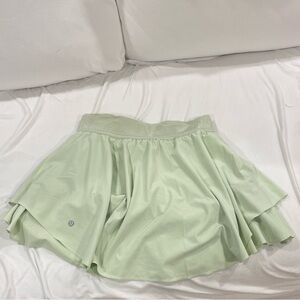 lululemon athletica Mint Light Green Court Rival High Rise Skirt (Skort)